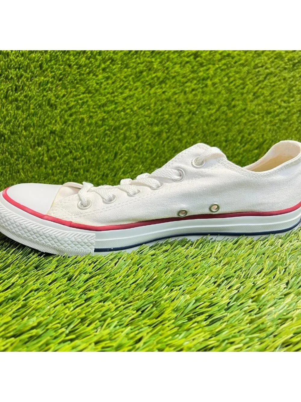 Converse Chuck Taylor All Star Low Womens Size 9 White Athletic Shoes Sneakers